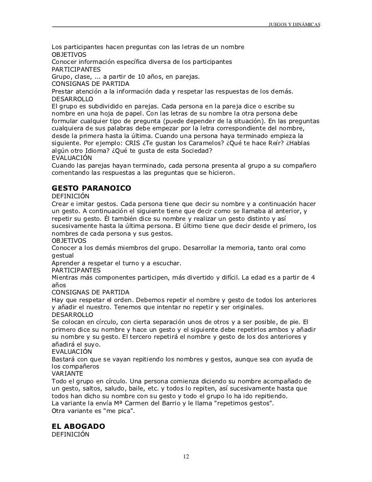 preguntas para conocer a un grupo de jovenes